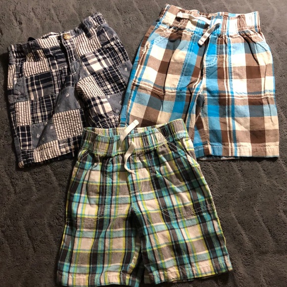 jumping beans Other - Set of 3- boys plaid shorts
